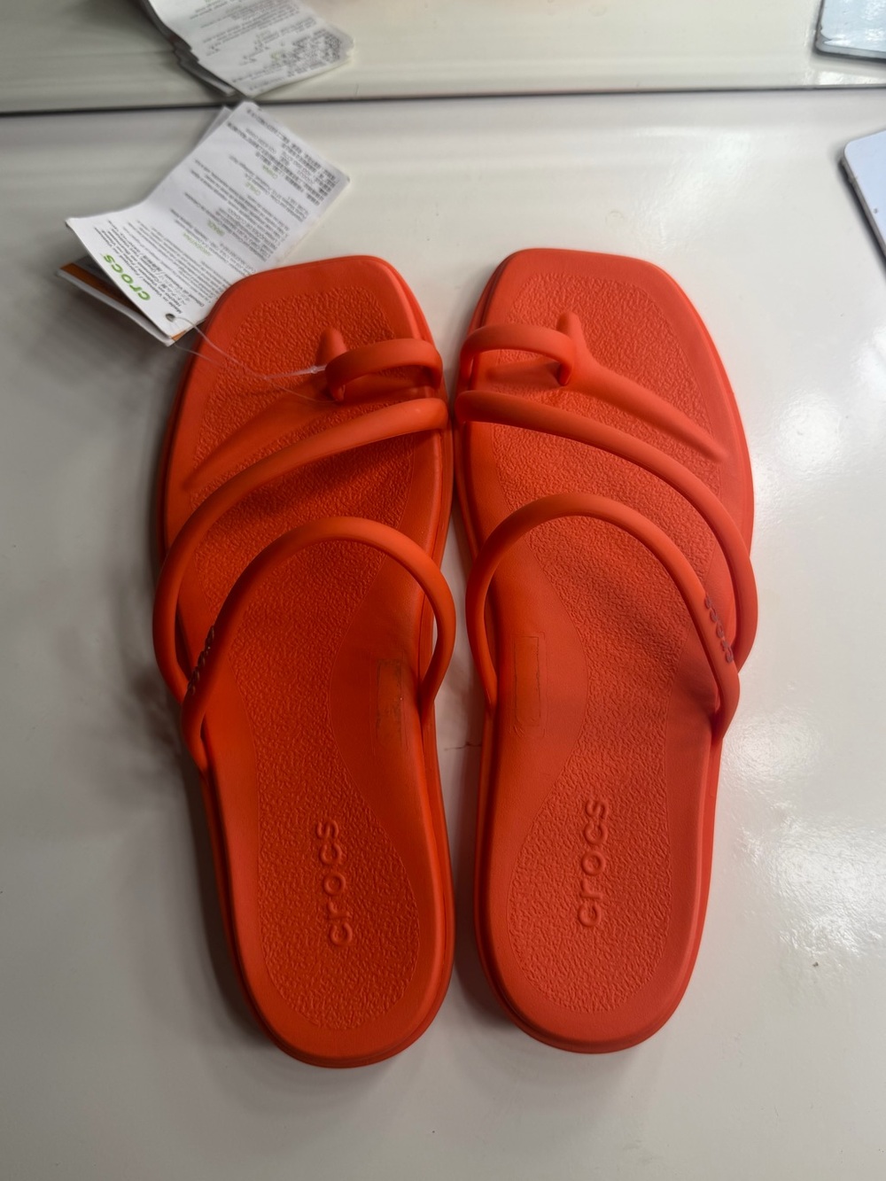 Miami toe loop crocs